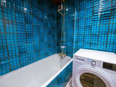 Waschmaschine im Badezimmer