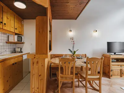 Küche und Essbereich