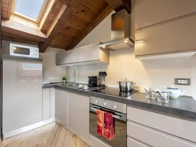 Küche und Essbereich