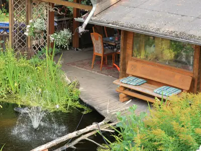 Grillhütte im Garten