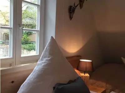 Haus Dreikönigsturm:Schlafzimmer mit Zusatzbett 1.Stock