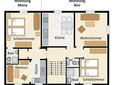 Appartement für 2 Personen (37 m²) in Edertal 5/10