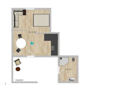 Appartement für 2 Personen (45 m²) in Erbach (Hessen) 7/10