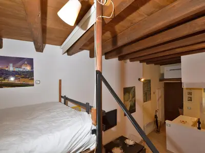 Das Hochbett im Loft.open im Studio