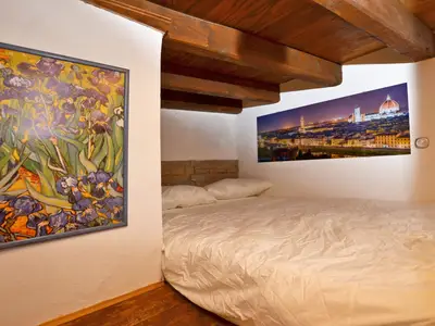 Das Hochbett auf dem Dachboden.