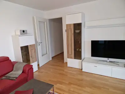 Wohnzimmer und Flur
