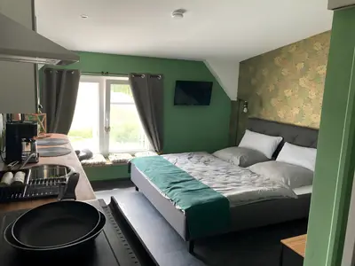 BEDROOM, INSIDE, OUTSIDE