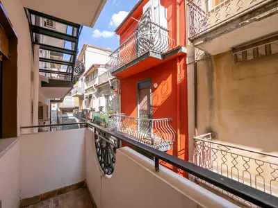 Blick vom Balkon