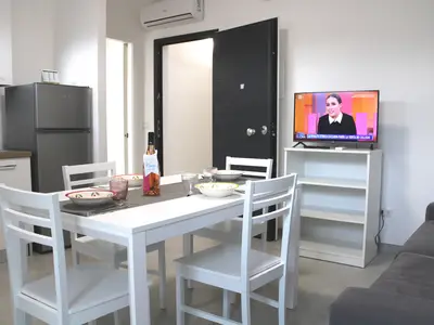 Küche und Essbereich