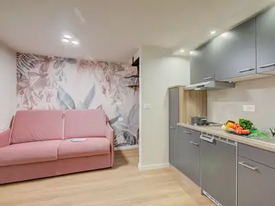 Schlafsofa (Schlafbereich für Studio)