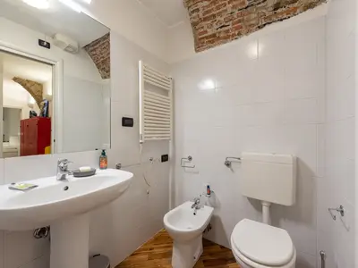 Badezimmer mit Dusche