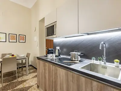 Küche und Essbereich