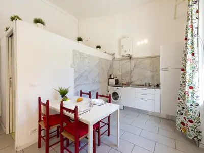 Küche und Essbereich