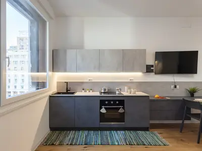 Küche und Essbereich