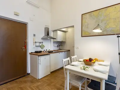 Küche und Essbereich