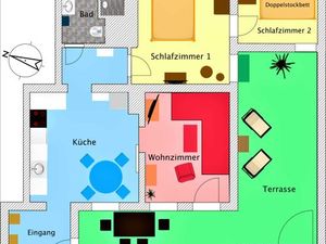 Appartement für 5 Personen (65 m&sup2;) in Göhren (Rügen)