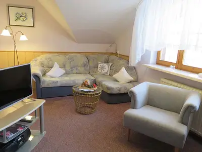 Wohnzimmer Apartment Dachstein