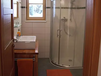 Badezimmer Apartment "Kuastoi" / apartments gosaukamm.com