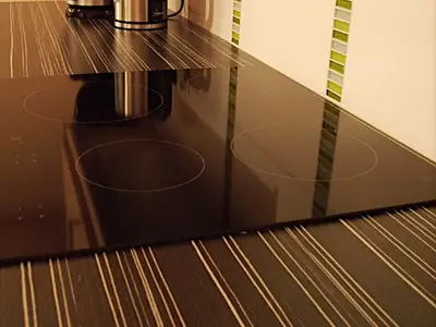 Küche Apartment "Schofstoi" / apartments gosaukamm.com