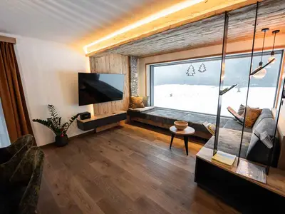 Gemütlicher Wohnbereich mit Aussicht