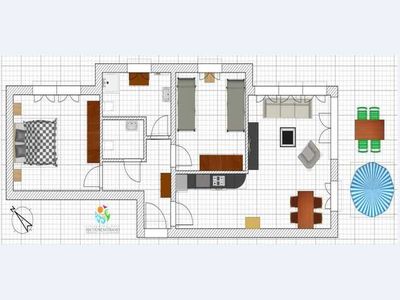 Appartement für 4 Personen (61 m²) in Heringsdorf (Seebad) 2/10