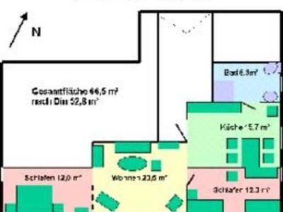 Appartement für 4 Personen (55 m²) in Heringsdorf (Seebad) 3/10