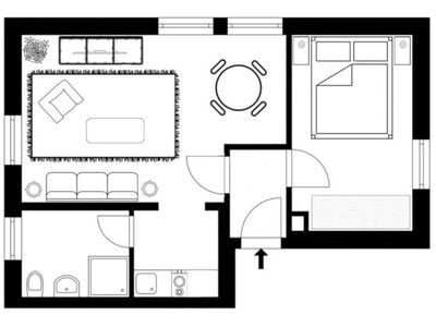 Appartement für 3 Personen (43 m²) in Heringsdorf (Seebad) 7/10