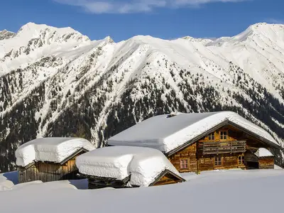 Modereggalm im Winter, Tourenparadies