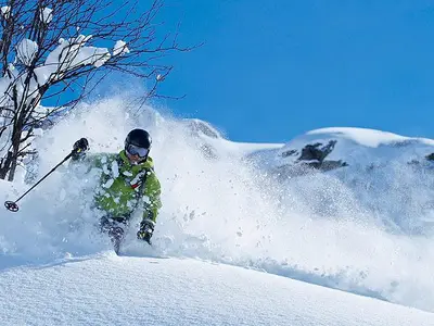 Tiefschnee fahren im Großarltal