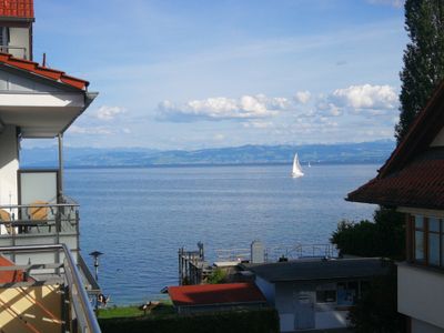 Balkonblick 1,5 Zimmerappartment Haus Seeblick