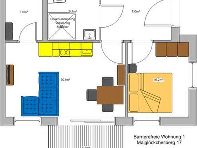 Appartement für 3 Personen (48 m²) in Karlshagen 10/10