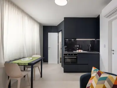 Küche und Essbereich