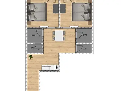 Grundriss Appartement Ötscherwiese