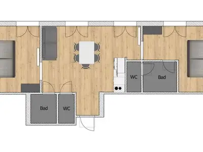 Grundriss Appartement Großer Ötscher