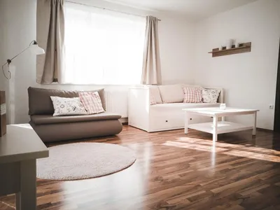 Wohnzimmer des Ferienhauses Weitental