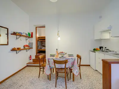 Küche und Essbereich