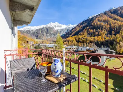 Blick vom Balkon