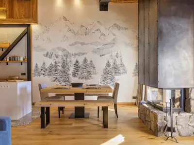 Schornstein im Wohnzimmer