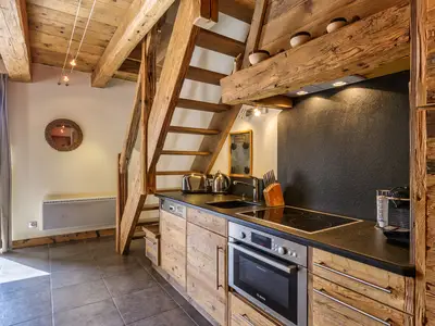 Vollständig ausgestattete Küche