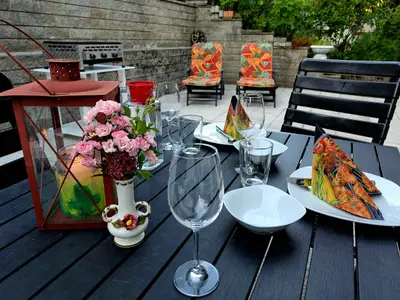 Appartement Lavendel private Terrasse