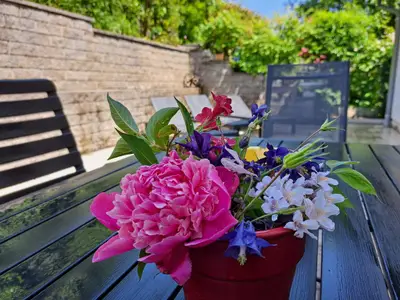 Appartement Lavendel Terrasse im Grünen