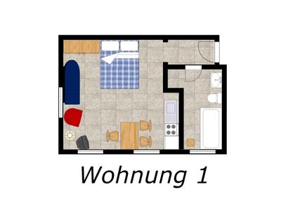 Wohnung 1 - Grundriss