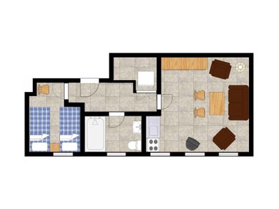 Wohnung 3 - Grundriss