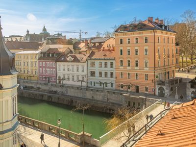 Blick aus der Wohnung