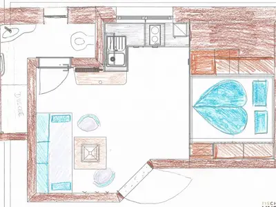 Plan Kuschelapartment 3