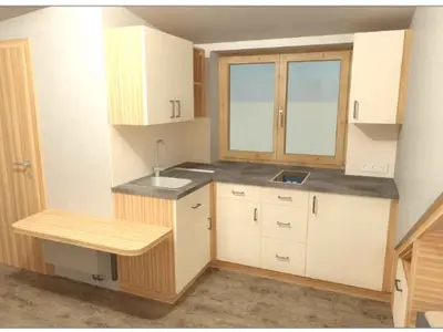 Küche im Kuschelapartment