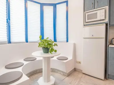 Essecke in der Küche für das Frühstück