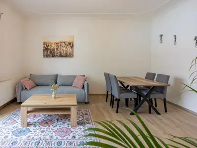 Steinmetz-Haus "Appartement Bergblick" - Wohn-/Esszimmer