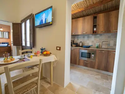 Küche und Essbereich