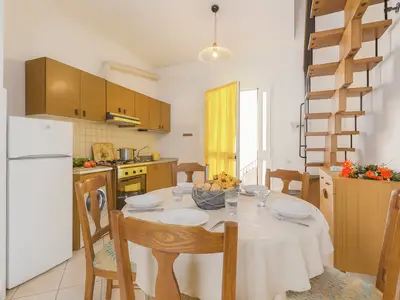 Küche und Essbereich